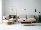 【イデー/IDEE / GOODS】のDIMANCHE SOFA(1) / ディモンシュ ソファ(1)ファブリック 大人の最旬トレンドファッション＆コーディネート founy(ファウニー) クッション Cushion, Throw Pillow ファブリック Fabric, Textile フェザー Feather, Feather Detail フレーム Frame, Outline モダン Modern, Contemporary リラックス Relax, Relaxed Fit ホーム・キャンプ・アウトドア・お取り寄せ Home Living / Home & Lifestyle / Camping Gear / Outdoor Camping 家具・インテリア Home Furniture & Interior. Stylish & Functional Living Spaces ソファー Couches & Sofas thumbnail 参考イメージ|ID: prp329100004969971 ipo3291000000037271970