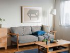 【イデー/IDEE / GOODS】のDIMANCHE SOFA(1) / ディモンシュ ソファ(1)ファブリック 大人の最旬トレンドファッション＆コーディネート founy(ファウニー) クッション Cushion, Throw Pillow ファブリック Fabric, Textile フェザー Feather, Feather Detail フレーム Frame, Outline モダン Modern, Contemporary リラックス Relax, Relaxed Fit ホーム・キャンプ・アウトドア・お取り寄せ Home Living / Home & Lifestyle / Camping Gear / Outdoor Camping 家具・インテリア Home Furniture & Interior. Stylish & Functional Living Spaces ソファー Couches & Sofas thumbnail 参考イメージ|ID: prp329100004969971 ipo3291000000037271980