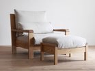 【広松木工/Hiromatsu Furniture / GOODS】のCIELO / シエロ オットマン 065 同シリーズの「ソファ 088」と組み合わせたイメージ|ID: prp329100004970009 ipo3291000000037272248