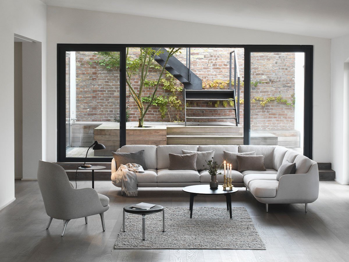 【フリッツ ハンセン/FRITZ HANSEN / GOODS】のFRI / フリチェア フットスツール サテン仕上げアルミ製レッグ / ウッドレッグ JH14 / JH15 インテリア・キッズ・メンズ・レディースファッション・服の通販 founy(ファウニー) 　サテン　Satin, Glossy Fabric　シンプル　Simple, Minimal　ファブリック　Fabric, Textile　送料無料　Free Shipping　おすすめ　Recommended / Our Picks　ホーム・キャンプ・アウトドア・お取り寄せ　Home Living / Home & Lifestyle / Camping Gear / Outdoor Camping　家具・インテリア　Home Furniture & Interior. Stylish & Functional Living Spaces　チェア・椅子　Seating & Chairs　スツール・バースツール　Stools & Bar Stools　フリシリーズ|ID: prp329100004970032 ipo3291000000037272384