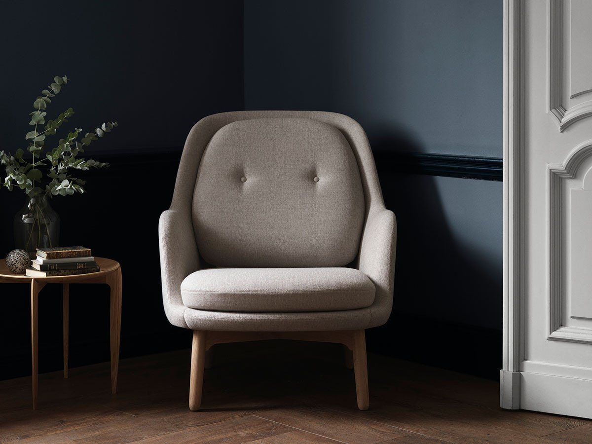 【フリッツ ハンセン/FRITZ HANSEN / GOODS】のFRI / フリチェア フットスツール サテン仕上げアルミ製レッグ / ウッドレッグ JH14 / JH15 インテリア・キッズ・メンズ・レディースファッション・服の通販 founy(ファウニー) 　サテン　Satin, Glossy Fabric　シンプル　Simple, Minimal　ファブリック　Fabric, Textile　送料無料　Free Shipping　おすすめ　Recommended / Our Picks　ホーム・キャンプ・アウトドア・お取り寄せ　Home Living / Home & Lifestyle / Camping Gear / Outdoor Camping　家具・インテリア　Home Furniture & Interior. Stylish & Functional Living Spaces　チェア・椅子　Seating & Chairs　スツール・バースツール　Stools & Bar Stools　「脚部 / オーク」参考イメージ|ID: prp329100004970032 ipo3291000000037272385