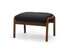 【マスターウォール/MASTERWAL / GOODS】のBLUEPRINT STOOL & OTTOMAN / ブループリント スツール & オットマン 張地:デュオ 55ブラック(ファブリック3)、フレーム:ウォールナット|ID: prp329100004970050 ipo3291000000037272543