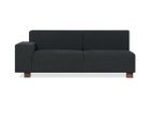 【フランネルソファ/FLANNEL SOFA / GOODS】のBRICK ONE ARM SOFA / ブリック 2.5人掛け片肘ソファ 大人の最旬トレンドファッション＆コーディネート founy(ファウニー) オイル Body Oil スタイリッシュ Stylish, Fashionable スプリング Spring, Spring Collection フォルム Silhouette, Form ホーム・キャンプ・アウトドア・お取り寄せ Home Living / Home & Lifestyle / Camping Gear / Outdoor Camping 家具・インテリア Home Furniture & Interior. Stylish & Functional Living Spaces ソファー Couches & Sofas thumbnail タイプ:座って右アーム、張地:GQ チャコールグレー(グループ4)、脚部:ウォールナット|ID: prp329100004970080 ipo3291000000037272780