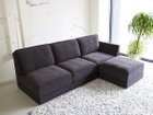 【フランネルソファ/FLANNEL SOFA / GOODS】のQUATT ONE ARM CORNER SOFA / クアット 1人掛けコーナーソファ 「2人掛け」、「スツール」と組み合わせたイメージ|ID: prp329100004970082 ipo3291000000037272801