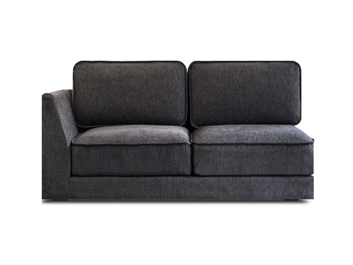 【フランネルソファ/FLANNEL SOFA / GOODS】のQUATT ONE ARM SOFA / クアット 2人掛け片肘ソファ インテリア・キッズ・メンズ・レディースファッション・服の通販 founy(ファウニー) 　クッション　Cushion, Throw Pillow　シンプル　Simple, Minimal　フェザー　Feather, Feather Detail　フォルム　Silhouette, Form　ホーム・キャンプ・アウトドア・お取り寄せ　Home Living / Home & Lifestyle / Camping Gear / Outdoor Camping　家具・インテリア　Home Furniture & Interior. Stylish & Functional Living Spaces　ソファー　Couches & Sofas　タイプ:座って右アーム、張地:GB ダークグレー(グループ3)|ID: prp329100004970084 ipo3291000000037272819