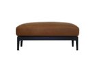 【デュアル/dual / GOODS】のottoman / オットマン 張地:キャメル(レザー)、ウッドホワイトアッシュ無垢材 / ブラック|ID: prp329100004970106 ipo3291000000037272930