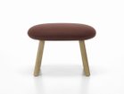 【ヴィトラ/Vitra / GOODS】のHAL Lounge Ottoman / ハル ラウンジオットマン 張地:コジー 2 19 チェストナット(ファブリック F80)、脚部:ナチュラルオーク|ID: prp329100004970120 ipo3291000000037272999