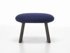 【ヴィトラ/Vitra / GOODS】のHAL Lounge Ottoman / ハル ラウンジオットマン 張地:コジー 2 21 ダークブルー(ファブリック F80)、脚部:ダークオーク|ID: prp329100004970120 ipo3291000000037273000