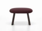 【ヴィトラ/Vitra / GOODS】のHAL Lounge Ottoman / ハル ラウンジオットマン 張地:ボロ 69 マロン(ファブリック F60)、脚部:ダークオーク|ID: prp329100004970120 ipo3291000000037273001