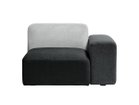 【コロン/COLON / GOODS】のCOLON sofa 1seater left arm / コロンソファ 1人掛け 左アーム ストーン 3(座 ブラック / 背 グレー / 肘 ダークグレー)|ID: prp329100004970126 ipo3291000000037273027