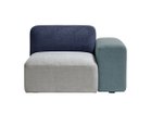 【コロン/COLON / GOODS】のCOLON sofa 1seater left arm / コロンソファ 1人掛け 左アーム オーシャン 1(座 グレー / 背 ネイビー / 肘 ブルー)|ID: prp329100004970126 ipo3291000000037273028