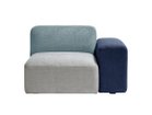 【コロン/COLON / GOODS】のCOLON sofa 1seater left arm / コロンソファ 1人掛け 左アーム オーシャン 2(座 グレー / 背 ブルー / 肘 ネイビー)|ID: prp329100004970126 ipo3291000000037273029