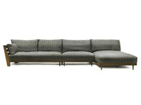 【マスターウォール/MASTERWAL / GOODS】のHEAVEN 950 SOFA / ヘヴン 950 ソファ ワンアーム 2シーター180 + アームレス 1シーター100 + アームレスカウチ100 大人の最旬トレンドファッション＆コーディネート founy(ファウニー) ウッド Wooden Design クッション Cushion, Throw Pillow フェザー Feather, Feather Detail フレーム Frame, Outline ホーム・キャンプ・アウトドア・お取り寄せ Home Living / Home & Lifestyle / Camping Gear / Outdoor Camping 家具・インテリア Home Furniture & Interior. Stylish & Functional Living Spaces ソファー Couches & Sofas カウチソファ・シェーズロング Chaise Lounge Sofas |ID:prp329100004970162