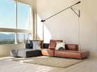 【マスターウォール/MASTERWAL / GOODS】のCOMPOSIT SYSTEM SOFA / コンポジット システムソファ ワンアーム100 組合せ例:オットマンスクエア100、ワンアーム100 / 右アーム、アームレス076、ペニンシュラア|ID: prp329100004970179 ipo3291000000037273335