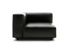 【マスターウォール/MASTERWAL / GOODS】のCOMPOSIT SYSTEM SOFA / コンポジット システムソファ ワンアーム100 張地:エムエフロール 0033ブラック(レザー7)、アーム位置:右アーム|ID: prp329100004970179 ipo3291000000037273345