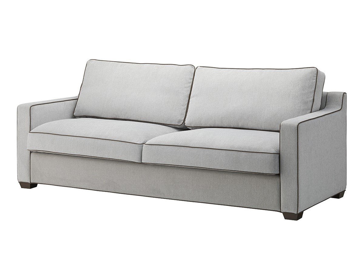 【フライミー ベーシック/FLYMEe BASIC / GOODS】の2P SOFA / 2人掛けワイドソファ #109986 インテリア・キッズ・メンズ・レディースファッション・服の通販 founy(ファウニー) 　エレガント 上品　Elegant　パイピング　Piping, Trim Design　ワイド　Wide, Wide Fit　ホーム・キャンプ・アウトドア・お取り寄せ　Home Living / Home & Lifestyle / Camping Gear / Outdoor Camping　家具・インテリア　Home Furniture & Interior. Stylish & Functional Living Spaces　ソファー　Couches & Sofas　張地:マーカス グレー(Eランク)、パイピング:ダークブラウン、脚部:ダークブラウン|ID: prp329100004970182 ipo3291000000037273363