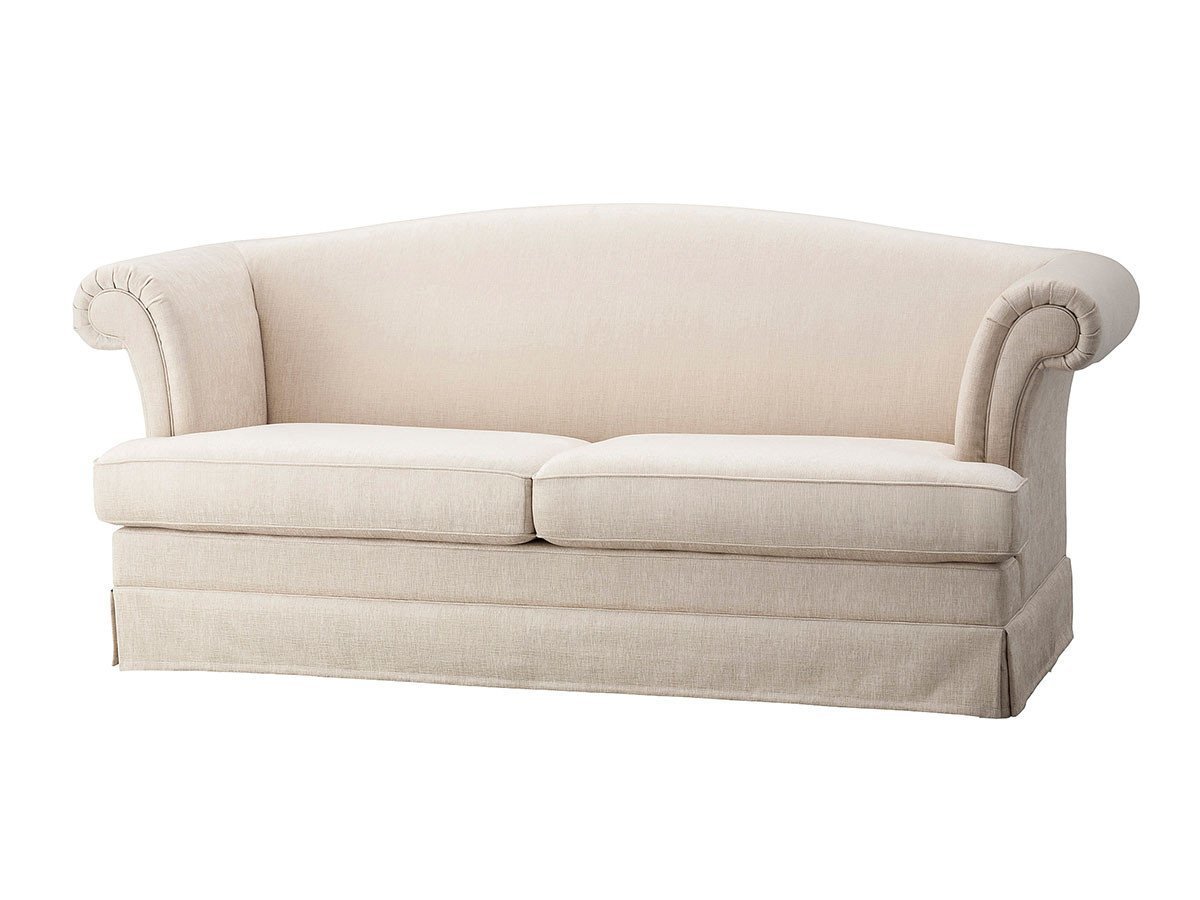 【フライミー ブラン/FLYMEe Blanc / GOODS】の2P SOFA / 2人掛けワイドソファ n5928(スカートタイプ) インテリア・キッズ・メンズ・レディースファッション・服の通販 founy(ファウニー) 　エレガント 上品　Elegant　クラシカル　Classical, Vintage-Inspired　ラグジュアリー　Luxury, Elegant　ワイド　Wide, Wide Fit　ホーム・キャンプ・アウトドア・お取り寄せ　Home Living / Home & Lifestyle / Camping Gear / Outdoor Camping　家具・インテリア　Home Furniture & Interior. Stylish & Functional Living Spaces　ソファー　Couches & Sofas　張地:グリード パール(Dランク)|ID: prp329100004970187 ipo3291000000037273384