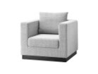 【フライミー ノワール/FLYMEe Noir / GOODS】の1P SOFA / 1人掛けソファ n5955 張地:パッサン ホワイト(Bランク)、脚部ダークブラウン、セット内容:ソファ + 背クッション1点|ID: prp329100004970192 ipo3291000000037273416