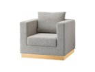 【フライミー ノワール/FLYMEe Noir / GOODS】の1P SOFA / 1人掛けソファ n5955 張地:脚部ナチュラル、セット内容:ソファ + 背クッション1点|ID: prp329100004970192 ipo3291000000037273418
