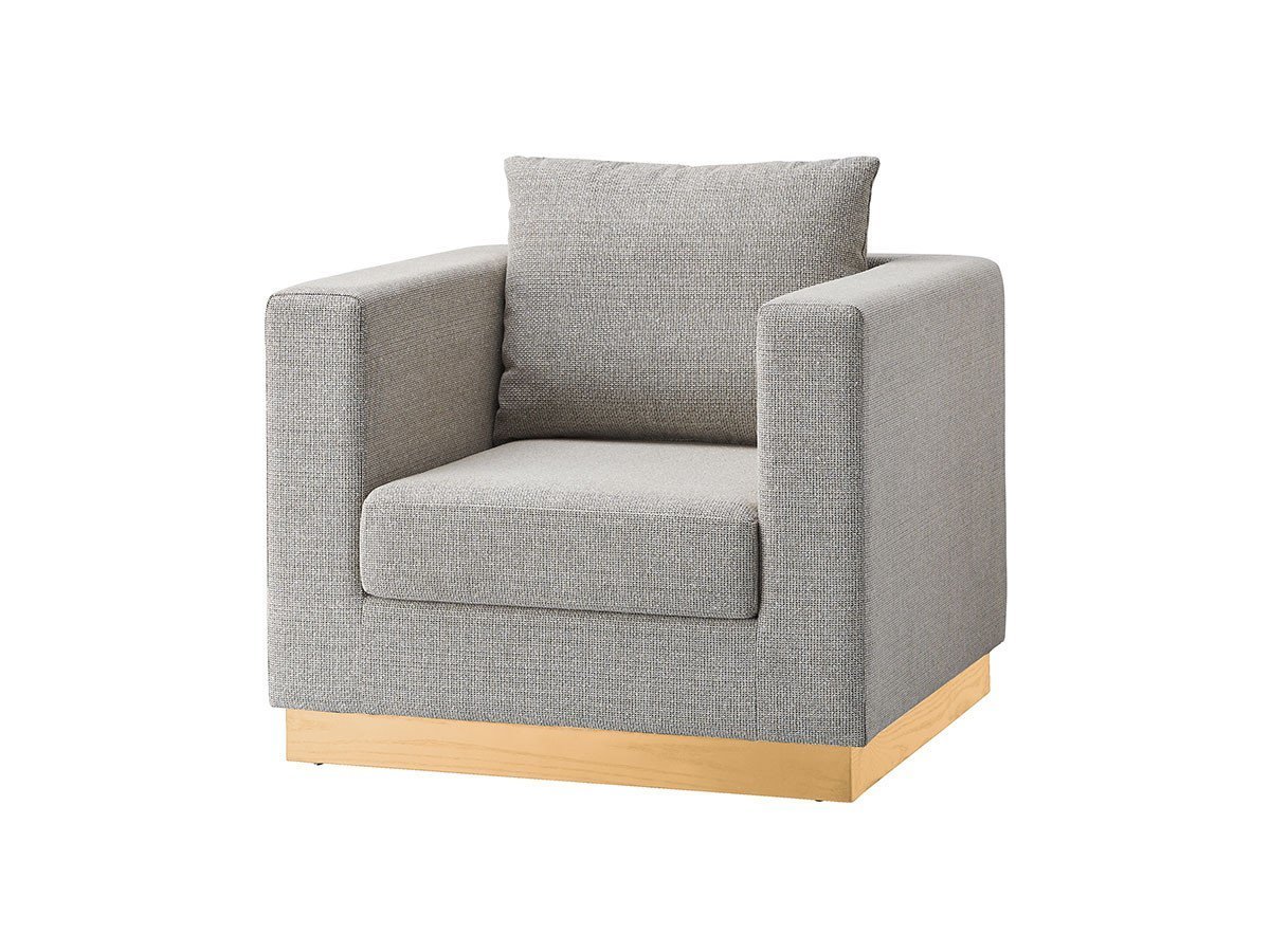 【フライミー ノワール/FLYMEe Noir / GOODS】の1P SOFA / 1人掛けソファ n5955 インテリア・キッズ・メンズ・レディースファッション・服の通販 founy(ファウニー) 　クッション　Cushion, Throw Pillow　シンプル　Simple, Minimal　トレンド　Trend, Trending Now　フォルム　Silhouette, Form　ホーム・キャンプ・アウトドア・お取り寄せ　Home Living / Home & Lifestyle / Camping Gear / Outdoor Camping　家具・インテリア　Home Furniture & Interior. Stylish & Functional Living Spaces　ソファー　Couches & Sofas　張地:脚部ナチュラル、セット内容:ソファ + 背クッション1点|ID: prp329100004970192 ipo3291000000037273418
