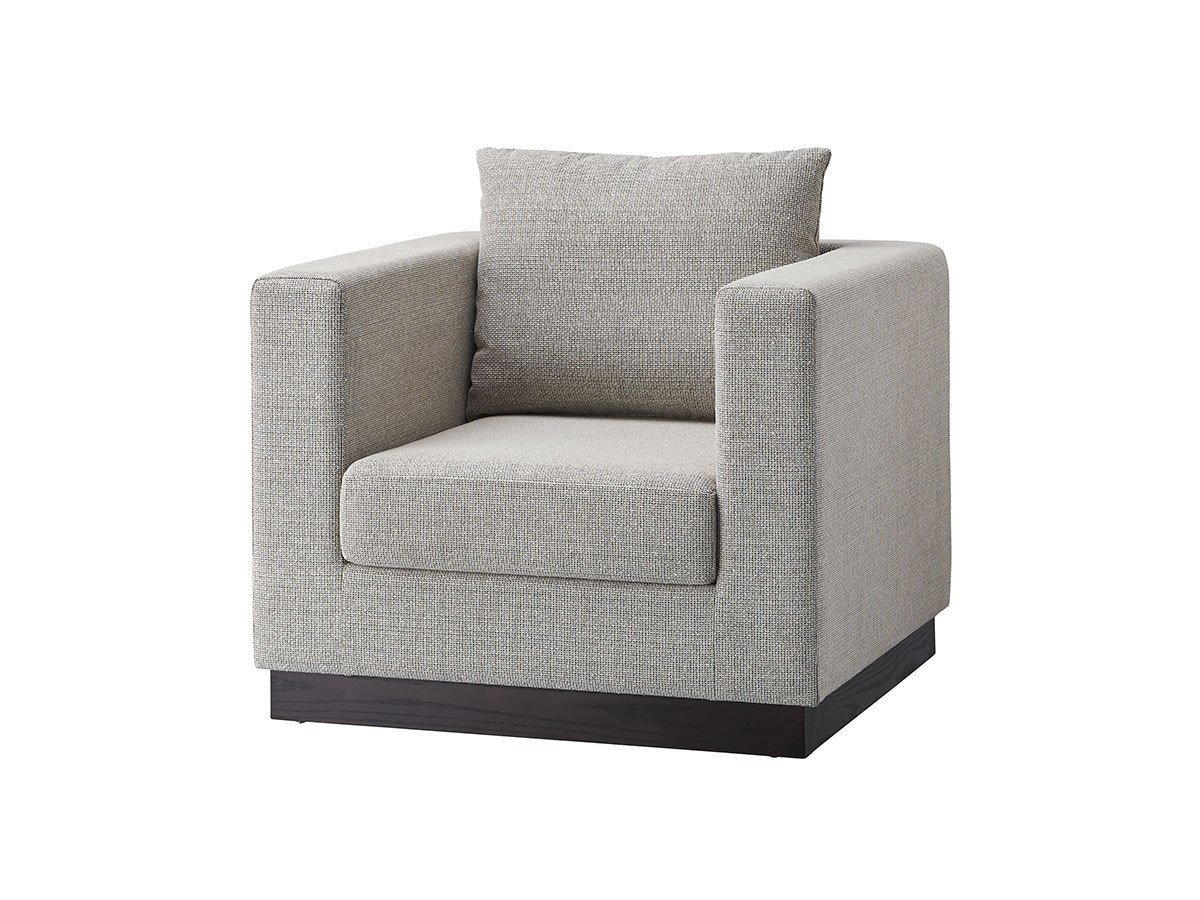 【フライミー ノワール/FLYMEe Noir / GOODS】の1P SOFA / 1人掛けソファ n5955 インテリア・キッズ・メンズ・レディースファッション・服の通販 founy(ファウニー) 　クッション　Cushion, Throw Pillow　シンプル　Simple, Minimal　トレンド　Trend, Trending Now　フォルム　Silhouette, Form　ホーム・キャンプ・アウトドア・お取り寄せ　Home Living / Home & Lifestyle / Camping Gear / Outdoor Camping　家具・インテリア　Home Furniture & Interior. Stylish & Functional Living Spaces　ソファー　Couches & Sofas　張地:脚部ダークブラウン、セット内容:ソファ + 背クッション1点|ID: prp329100004970192 ipo3291000000037273419