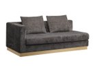 【フライミー ノワール/FLYMEe Noir / GOODS】の2P SOFA / 2人掛け片肘ソファ n5957(右アーム) 張地:グリード ナツメグ(Dランク)、脚部ナチュラル、セット内容:ソファ + 背クッション2点|ID: prp329100004970195 ipo3291000000037273431