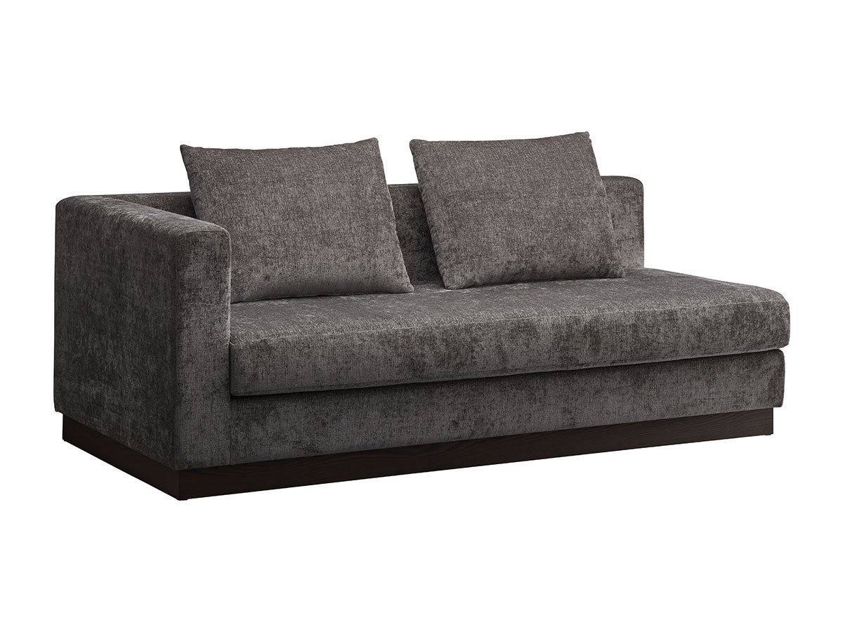 【フライミー ノワール/FLYMEe Noir / GOODS】の2P SOFA / 2人掛け片肘ソファ n5957(右アーム) インテリア・キッズ・メンズ・レディースファッション・服の通販 founy(ファウニー) 　クッション　Cushion, Throw Pillow　シンプル　Simple, Minimal　トレンド　Trend, Trending Now　フォルム　Silhouette, Form　ホーム・キャンプ・アウトドア・お取り寄せ　Home Living / Home & Lifestyle / Camping Gear / Outdoor Camping　家具・インテリア　Home Furniture & Interior. Stylish & Functional Living Spaces　ソファー　Couches & Sofas　張地:グリード ナツメグ(Dランク)、脚部ダークブラウン、セット内容:ソファ + 背クッション2点|ID: prp329100004970195 ipo3291000000037273432
