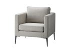 【フライミー ノワール/FLYMEe Noir / GOODS】の1P SOFA / 1人掛けソファ n5988 (金属脚タイプ) 張地:脚部ブラック|ID: prp329100004970199 ipo3291000000037273458