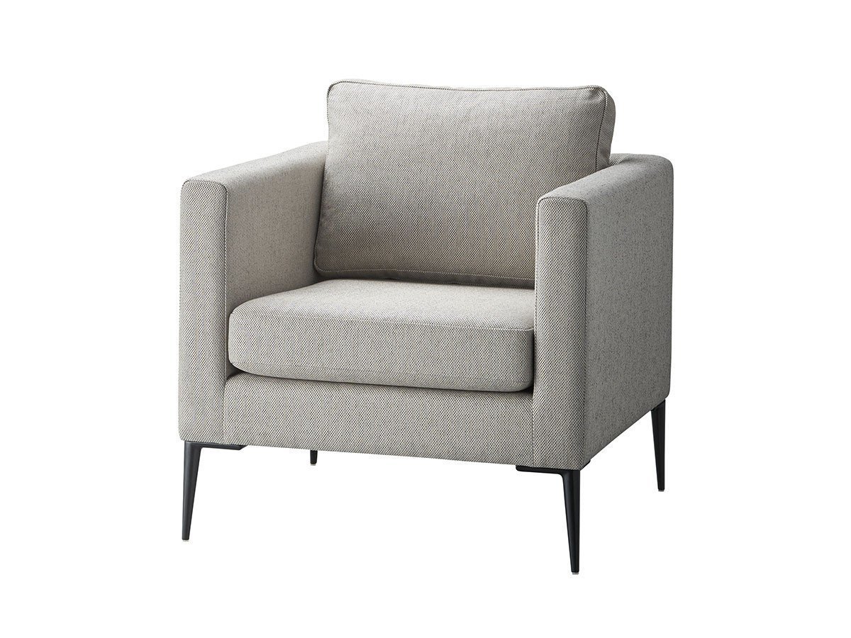 【フライミー ノワール/FLYMEe Noir / GOODS】の1P SOFA / 1人掛けソファ n5988 (金属脚タイプ) インテリア・キッズ・メンズ・レディースファッション・服の通販 founy(ファウニー) 　エレガント 上品　Elegant　クッション　Cushion, Throw Pillow　スリム　Slim, Slim Fit　ホーム・キャンプ・アウトドア・お取り寄せ　Home Living / Home & Lifestyle / Camping Gear / Outdoor Camping　家具・インテリア　Home Furniture & Interior. Stylish & Functional Living Spaces　ソファー　Couches & Sofas　張地:脚部ブラック|ID: prp329100004970199 ipo3291000000037273458