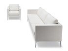 【フライミー ノワール/FLYMEe Noir / GOODS】の1P SOFA / 1人掛けソファ n5988 (金属脚タイプ) 張地:脚部シルバー|ID: prp329100004970199 ipo3291000000037273459