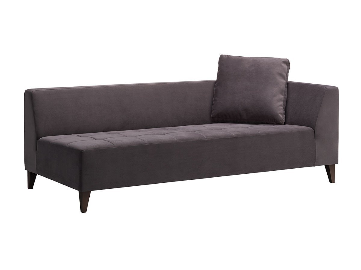 【フライミー ブラン/FLYMEe Blanc / GOODS】の2P SOFA / 2人掛け片肘ソファ 左アーム・木脚 n59136 インテリア・キッズ・メンズ・レディースファッション・服の通販 founy(ファウニー) 　キルティング　Quilted, Quilting　モダン　Modern, Contemporary　ホーム・キャンプ・アウトドア・お取り寄せ　Home Living / Home & Lifestyle / Camping Gear / Outdoor Camping　家具・インテリア　Home Furniture & Interior. Stylish & Functional Living Spaces　ソファー　Couches & Sofas　張地:脚部ダークブラウン、セット内容:ソファ + 背クッション1点|ID: prp329100004970204 ipo3291000000037273482