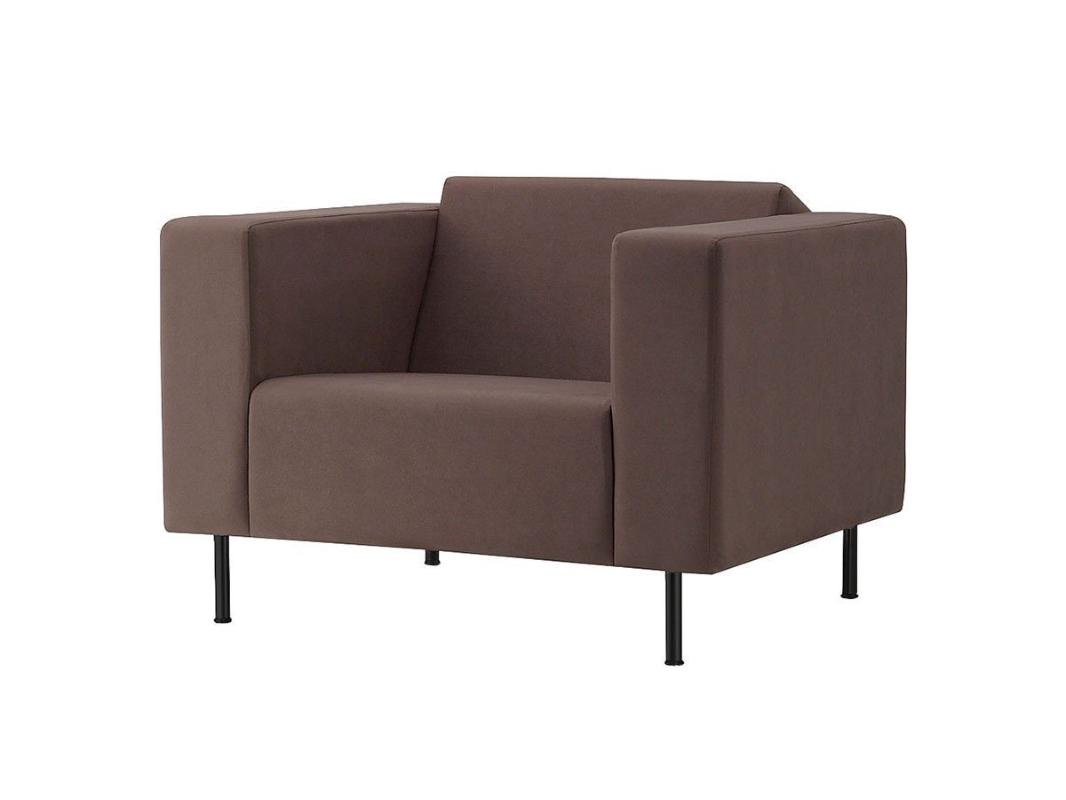 【フライミー ノワール/FLYMEe Noir / GOODS】の1P SOFA / 1人掛けソファ n5969 インテリア・キッズ・メンズ・レディースファッション・服の通販 founy(ファウニー) 　クッション　Cushion, Throw Pillow　シンプル　Simple, Minimal　フォルム　Silhouette, Form　ホーム・キャンプ・アウトドア・お取り寄せ　Home Living / Home & Lifestyle / Camping Gear / Outdoor Camping　家具・インテリア　Home Furniture & Interior. Stylish & Functional Living Spaces　ソファー　Couches & Sofas　張地:ルイ チャコールグレー(Eランク)、脚部:ブラック粉体塗装|ID: prp329100004970210 ipo3291000000037273502