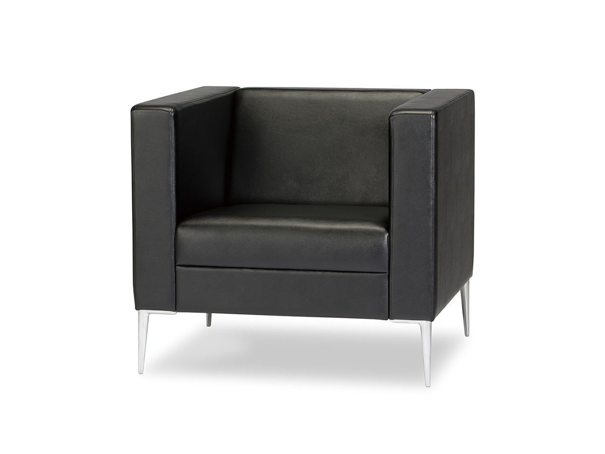 【フライミー ノワール/FLYMEe Noir / GOODS】の1P Sofa / 1人掛けソファ f70325 インテリア・キッズ・メンズ・レディースファッション・服の通販 founy(ファウニー) 　送料無料　Free Shipping　シルバー　Silver, Metallic Silver　シンプル　Simple, Minimal　スタイリッシュ　Stylish, Fashionable　フォルム　Silhouette, Form　フラット　Flat, Flat Shoes　ホーム・キャンプ・アウトドア・お取り寄せ　Home Living / Home & Lifestyle / Camping Gear / Outdoor Camping　家具・インテリア　Home Furniture & Interior. Stylish & Functional Living Spaces　ソファー　Couches & Sofas　張地:アイコン ico-34(Aランク)|ID: prp329100004970235 ipo3291000000037273689