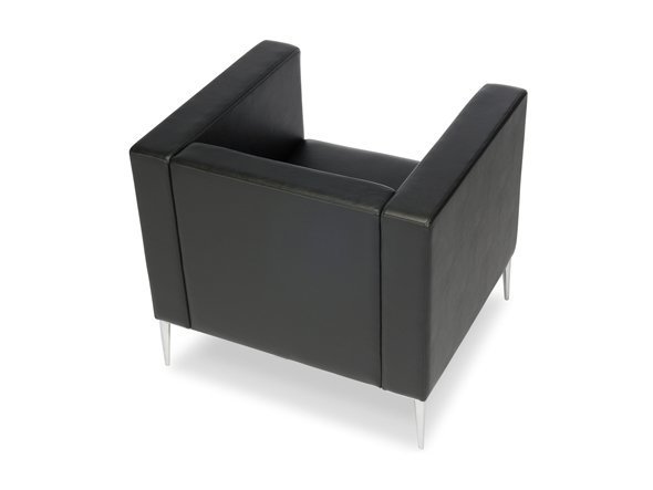 【フライミー ノワール/FLYMEe Noir / GOODS】の1P Sofa / 1人掛けソファ f70325 インテリア・キッズ・メンズ・レディースファッション・服の通販 founy(ファウニー) 　送料無料　Free Shipping　シルバー　Silver, Metallic Silver　シンプル　Simple, Minimal　スタイリッシュ　Stylish, Fashionable　フォルム　Silhouette, Form　フラット　Flat, Flat Shoes　ホーム・キャンプ・アウトドア・お取り寄せ　Home Living / Home & Lifestyle / Camping Gear / Outdoor Camping　家具・インテリア　Home Furniture & Interior. Stylish & Functional Living Spaces　ソファー　Couches & Sofas　背面イメージ|ID: prp329100004970235 ipo3291000000037273690