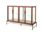 【ステラワークス/Stellar Works / GOODS】のDowry Cabinet I / ドウリー キャビネット 1 ウッド:ウォルナット(ナチュラル)、ガラスタイプ:クリアガラス|ID: prp329100004970277 ipo3291000000037274038