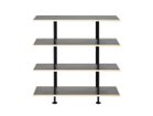 【キット/KIT / GOODS】のShelf / シェルフ SLF-01 4段 天板グレー、フレームブラック|ID: prp329100004970300 ipo3291000000037274175