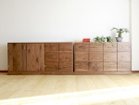 【広松木工/Hiromatsu Furniture / GOODS】のFREX / フレックス ローチェスト 138 左:同シリーズの「チェスト & ドア 159」、右:本商品|ID: prp329100004970309 ipo3291000000037274309