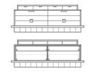 【マツオカ/MATSUOKA / GOODS】のTIER SIDEBOARD / ティア サイドボード 大人の最旬トレンドファッション＆コーディネート founy(ファウニー) シンプル Simple, Minimal バランス Balance, Style Balance モダン Modern, Contemporary ホーム・キャンプ・アウトドア・お取り寄せ Home Living / Home & Lifestyle / Camping Gear / Outdoor Camping 家具・インテリア Home Furniture & Interior. Stylish & Functional Living Spaces 収納家具・キャビネット Storage Furniture チェスト・収納引き出し Drawers / Storage Chest ホーム・キャンプ・アウトドア・お取り寄せ Home Living / Home & Lifestyle / Camping Gear / Outdoor Camping 家具・インテリア Home Furniture & Interior. Stylish & Functional Living Spaces 収納家具・キャビネット Storage Furniture サイドボード・リビング収納 Cabinet / Storage Cabinet thumbnail 引出し8杯が設けられています。|ID: prp329100004970337 ipo3291000000037274476