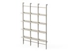 【スティール/stiiilll / GOODS】のShelf triple 12plate set / シェルフ 3台 12段 セット 取付仕様:壁面ビス固定、グレー|ID: prp329100004970371 ipo3291000000037274674