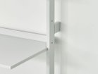 【スティール/stiiilll / GOODS】のShelf 7plate set / シェルフ 7段セット 壁面ビス固定仕様では、壁面にしっかり固定するため、固定フレームに専用の接地パーツが付きます。|ID: prp329100004970382 ipo3291000000037274746