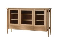 【日進木工/NISSHIN MOKKOU / GOODS】のWHITE WOOD Side Board / ホワイトウッド サイドボード 大人の最旬トレンドファッション＆コーディネート founy(ファウニー) ウッド Wooden Design ガラス Glass, Glassware グラス Glass, Eyewear ホーム・キャンプ・アウトドア・お取り寄せ Home Living / Home & Lifestyle / Camping Gear / Outdoor Camping 家具・インテリア Home Furniture & Interior. Stylish & Functional Living Spaces 収納家具・キャビネット Storage Furniture サイドボード・リビング収納 Cabinet / Storage Cabinet |ID:prp329100004970405