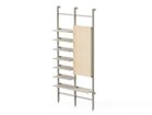 【スティール/stiiilll / GOODS】のShelf double 8plate wood pegboard set / シェルフ 2台 8段 + ウッドペグボード セット 大人の最旬トレンドファッション＆コーディネート founy(ファウニー) スリム Slim, Slim Fit フォルム Silhouette, Form フレーム Frame, Outline プレート Plate, Dish モダン Modern, Contemporary ホーム・キャンプ・アウトドア・お取り寄せ Home Living / Home & Lifestyle / Camping Gear / Outdoor Camping 家具・インテリア Home Furniture & Interior. Stylish & Functional Living Spaces 収納家具・キャビネット Storage Furniture シェルフ・オープンラック・収納棚 Open Shelf Rack thumbnail 取付仕様:壁面ビス固定、グレー|ID: prp329100004970409 ipo3291000000037274920