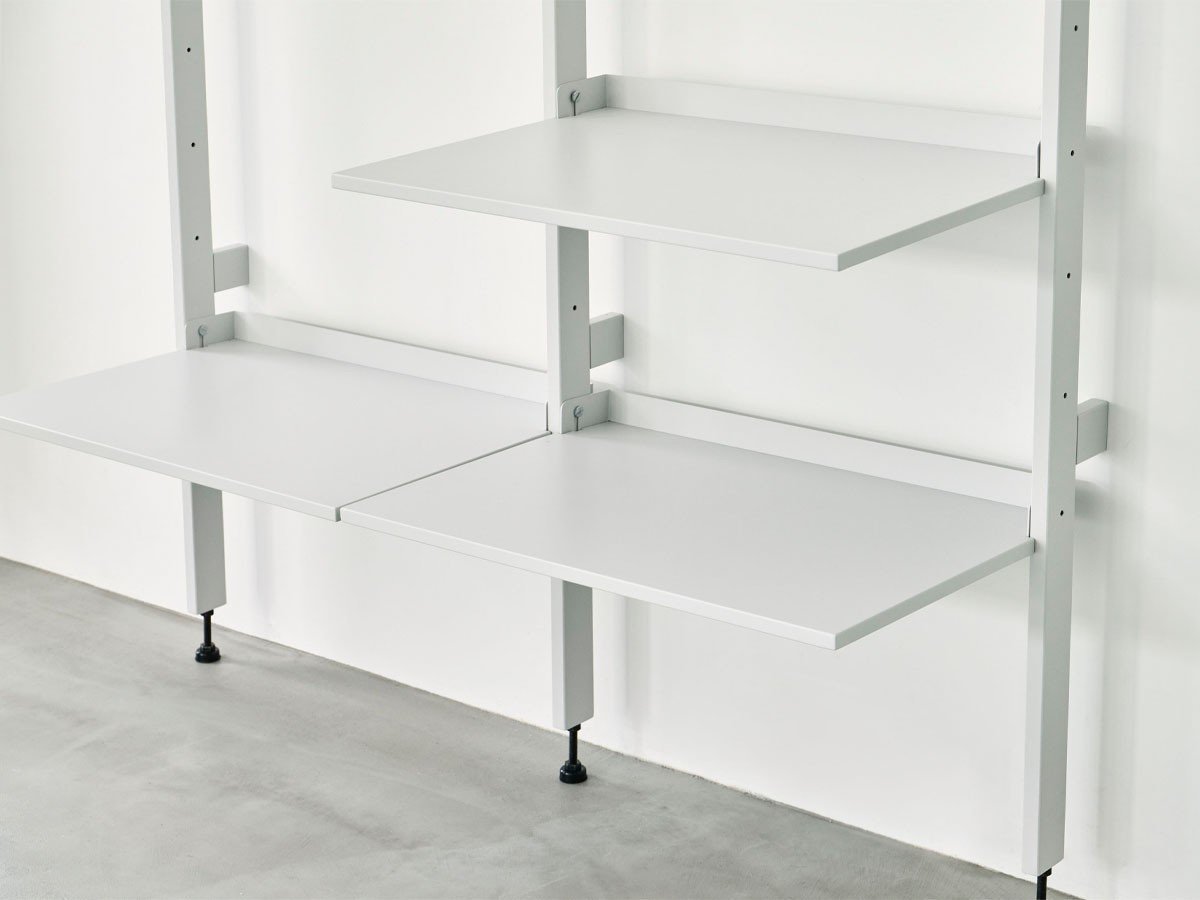 【スティール/stiiilll / GOODS】のShelf double 8plate wood pegboard set / シェルフ 2台 8段 + ウッドペグボード セット インテリア・キッズ・メンズ・レディースファッション・服の通販 founy(ファウニー) 　スリム　Slim, Slim Fit　フォルム　Silhouette, Form　フレーム　Frame, Outline　プレート　Plate, Dish　モダン　Modern, Contemporary　ホーム・キャンプ・アウトドア・お取り寄せ　Home Living / Home & Lifestyle / Camping Gear / Outdoor Camping　家具・インテリア　Home Furniture & Interior. Stylish & Functional Living Spaces　収納家具・キャビネット　Storage Furniture　シェルフ・オープンラック・収納棚　Open Shelf Rack　シリーズ参考イメージ|ID: prp329100004970409 ipo3291000000037274931
