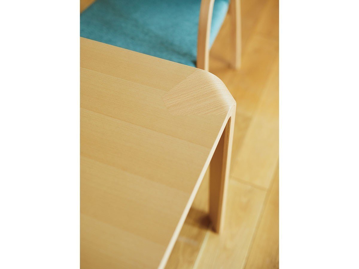 【天童木工/Tendo Mokko / GOODS】のDining Table / ダイニングテーブル T-2068WB 幅90cm(ホワイトビーチ天板) インテリア・キッズ・メンズ・レディースファッション・服の通販 founy(ファウニー) 　コンパクト　Compact, Small Size　テーブル　Table, Dining Table　デスク　Desk, Work Desk　ビーチ　Beach, Seaside　エレガント 上品　Elegant　ホーム・キャンプ・アウトドア・お取り寄せ　Home Living / Home & Lifestyle / Camping Gear / Outdoor Camping　家具・インテリア　Home Furniture & Interior. Stylish & Functional Living Spaces　テーブル　Dining, Coffee & Side Tables　ダイニングテーブル・食卓テーブル　Dining Tables　参考イメージ|ID: prp329100004970446 ipo3291000000037275220