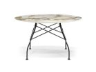 【カルテル/Kartell / GOODS】のGLOSSY / グロッシー ラウンド セラミックトップ 128 天板:シンフォニー、脚部ブラック|ID: prp329100004970461 ipo3291000000037275304