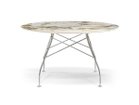 【カルテル/Kartell / GOODS】のGLOSSY / グロッシー ラウンド セラミックトップ 128 天板:シンフォニー、脚部クローム|ID: prp329100004970461 ipo3291000000037275305