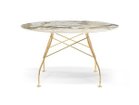 【カルテル/Kartell / GOODS】のGLOSSY / グロッシー ラウンド セラミックトップ 128 天板:シンフォニー、脚部ゴールド|ID: prp329100004970461 ipo3291000000037275306