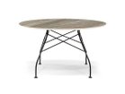 【カルテル/Kartell / GOODS】のGLOSSY / グロッシー ラウンド セラミックトップ 128 天板:トロピカルグレイ、脚部ブラック|ID: prp329100004970461 ipo3291000000037275310