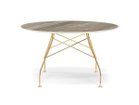 【カルテル/Kartell / GOODS】のGLOSSY / グロッシー ラウンド セラミックトップ 128 天板:トロピカルグレイ、脚部ゴールド|ID: prp329100004970461 ipo3291000000037275312