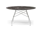 【カルテル/Kartell / GOODS】のGLOSSY / グロッシー ラウンド セラミックトップ 128 天板:ブランエンペラドール、脚部クローム|ID: prp329100004970461 ipo3291000000037275314
